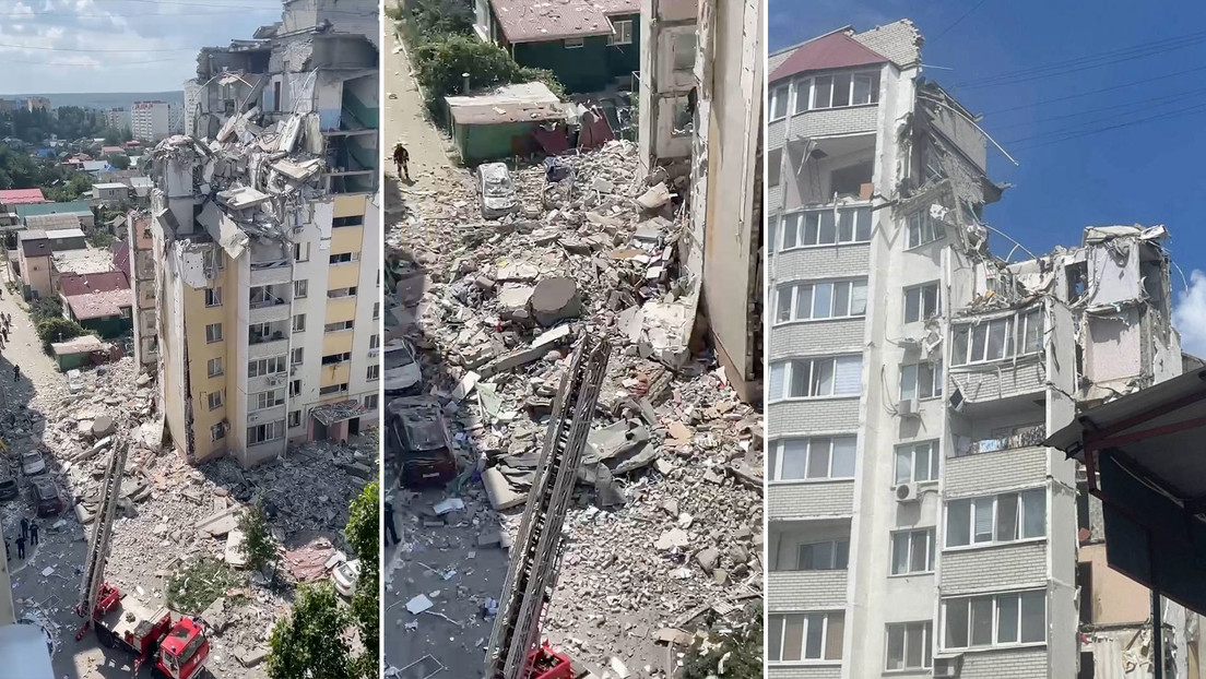 Photo of RUSIA: Explosión destruye gran parte de un edificio residencial